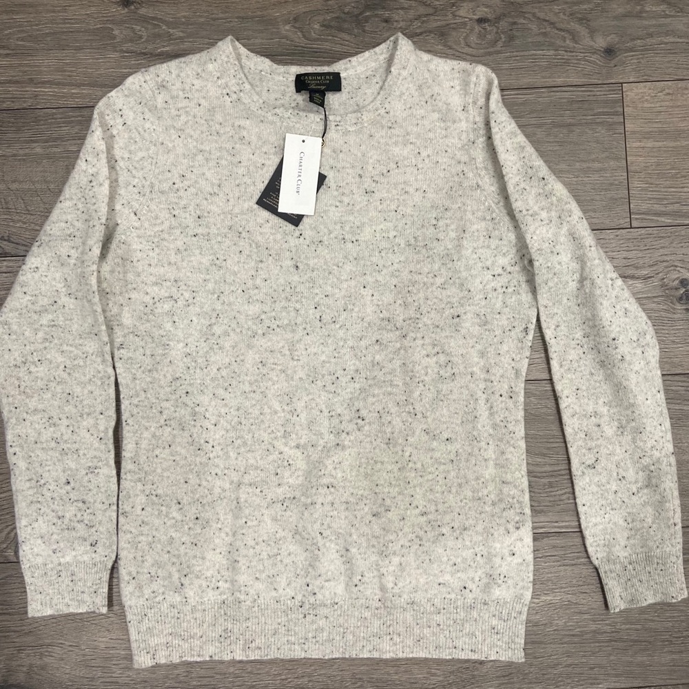 Cashmere ‘Ice Grey’ Crewneck
